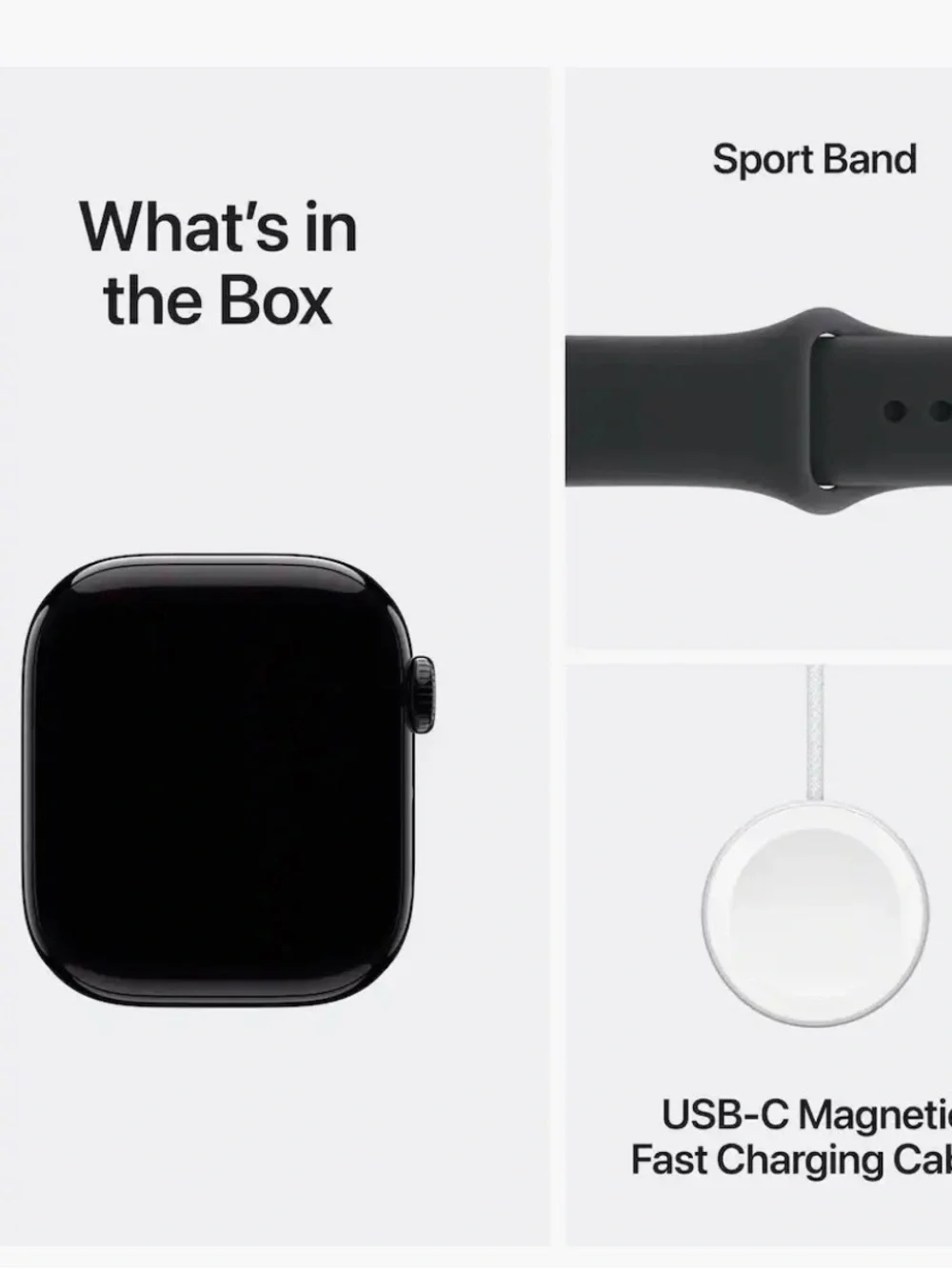 Apple Watch Series 11 - Jet Black Aluminum with Black Sport Band